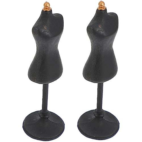 KOMBIUDA Mini-modellständer Für Puppenkleider 2 Stück Puppenständer Kleiderpuppe Ständer Puppenhausdekoration Präsentationsständer Für Mini-Kleidung von KOMBIUDA