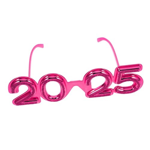 KOMBIUDA Neujahrs Partybrille Rosa Plastikrahmen Leicht Tragbar Festival Dekoration Partyzubehör für Foto Event Feier KOMBIUDA Neujahrs Partybrille Rosa Plastikrahmen Leicht Tragbar Festival Dekoration Partyzubehör für Foto Event Feier von KOMBIUDA