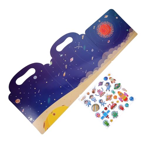 KOMBIUDA Pädagogische Stickerbücher Für Kinder Wiederverwendbare Sticker-Kits Aufkleber Aktivitätsbücher Für Kinder 1 Set Sticker-bastelset KOMBIUDA Pädagogische Stickerbücher Für Kinder Wiederverwendbare Sticker-Kits Aufkleber Aktivitätsbücher Für Kinder 1 Set Sticker-bastelset von KOMBIUDA