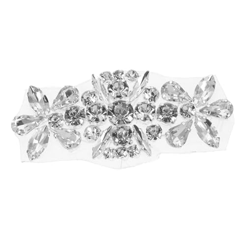 KOMBIUDA Perlen und Strass Applikation für Gürtel Selbstklebend Aufnähen Silbernes DIY für Braut und Abendkleider Einfache Anbringung Langlebige Dekoration für Kleidergestaltung KOMBIUDA Perlen und Strass Applikation für Gürtel Selbstklebend Aufnähen Silbernes DIY für Braut und Abendkleider Einfache Anbringung Langlebige Dekoration für Kleidergestaltung von KOMBIUDA