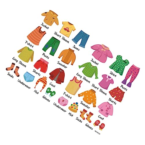 KOMBIUDA Personalisiert Aufkleber Für Kinderkleidung Kleiderordnungsetikett Aus Pvc Namensaufkleber Für Kleideraufbewahrung von KOMBIUDA