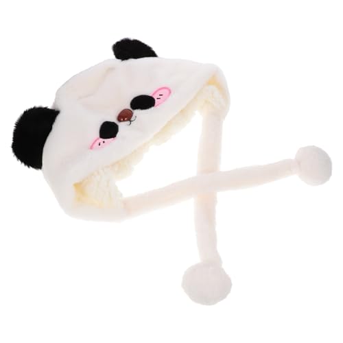 KOMBIUDA Plüschmütze Cosplay Panda Hut Kostüm-Hut-Stütze Hüte halloween kostüm Kleider Kinderkleidung Performance-Hut-Requisite Kostümzubehör Winter Lei Feng-Kappe Requisiten Kopfbedeckung von KOMBIUDA