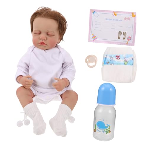 KOMBIUDA Reborn Puppen Für Jungen Spielzeugpuppen Mit Kleidung Bewegliche Babypuppen Reborn Puppen Für Sammler Simulationspuppe Babypuppen Zubehör Neugeborenen Puppenmodell KOMBIUDA Reborn Puppen Für Jungen Spielzeugpuppen Mit Kleidung Bewegliche Babypuppen Reborn Puppen Für Sammler Simulationspuppe Babypuppen Zubehör Neugeborenen Puppenmodell von KOMBIUDA