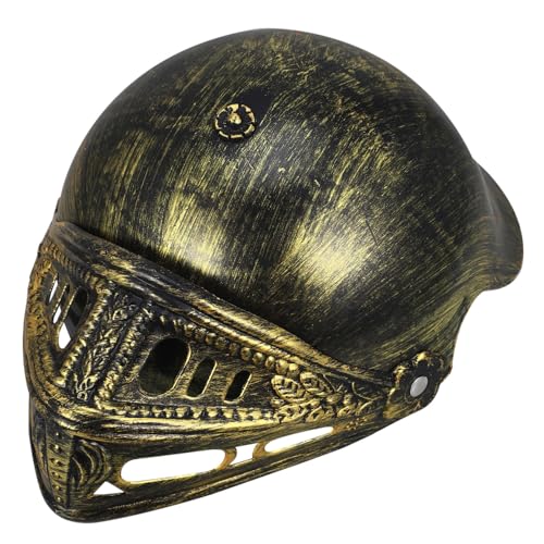 KOMBIUDA Römischer Soldatenhelm Vintage Stil Realistisch Gestaltetes Cosplay Kostüm Zubehör für Herren Karneval Halloween Party Vielseitiger Ritter Kopfschmuck von KOMBIUDA
