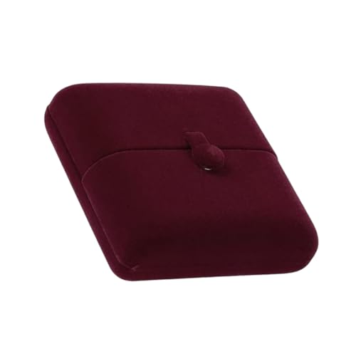KOMBIUDA Schmuckbox Doppelt Offen Armband Geschenkbox Edle Schmuckschatulle Aufbewahrung für Ringe Ketten und Perlen Tragbar Praktisch in Weinrot KOMBIUDA Schmuckbox Doppelt Offen Armband Geschenkbox Edle Schmuckschatulle Aufbewahrung für Ringe Ketten und Perlen Tragbar Praktisch in Weinrot von KOMBIUDA