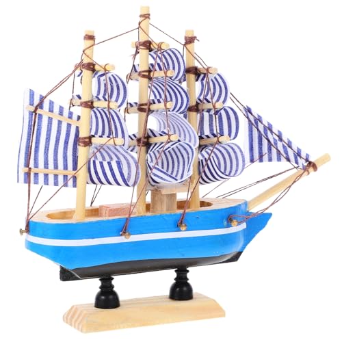 KOMBIUDA Holz Segelboot Modell Kuchendekoration Heimornament Schreibtisch Dekoration Kuchenzubehör Nautische Dekoration Bücherregal Ornament KOMBIUDA Holz Segelboot Modell Kuchendekoration Heimornament Schreibtisch Dekoration Kuchenzubehör Nautische Dekoration Bücherregal Ornament von KOMBIUDA