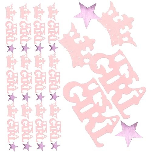 KOMBIUDA Shower Konfetti Leichter Sicherer Tischstreudeko mit Its Girl Krone und Sternen Glänzende Shower Streudeko für Babyparty Gender Reveal Geburtstagsfeier KOMBIUDA Shower Konfetti Leichter Sicherer Tischstreudeko mit Its Girl Krone und Sternen Glänzende Shower Streudeko für Babyparty Gender Reveal Geburtstagsfeier von KOMBIUDA