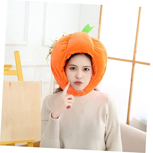 KOMBIUDA Süßer Kürbis Hut Halloween Kostüm Accessoire Kopfbedeckung Party Foto Requisit Orange Trendiges Design für Halloween Feier von KOMBIUDA