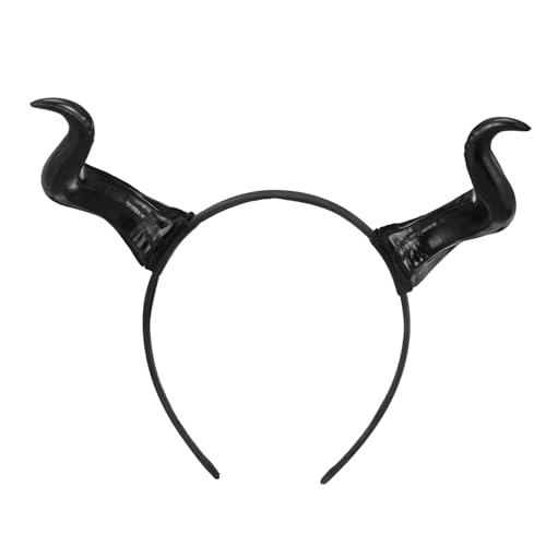 KOMBIUDA Teufelshörner Haarreif aus Langlebigem PP Halloween Cosplay Horn Dekoration Leichtes Stirnband für Frauen Männer Teenager Vielseitiges Party Bühnenzubehör Komfortabel und von KOMBIUDA