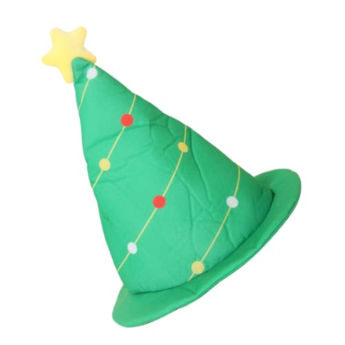 KOMBIUDA Kostümzubehör: Weihnachtsbaumförmige Kappe Partyhut Für Damen Festliche Kopfbedeckung Weihnachtsfest Plüsch-weihnachtsmütze KOMBIUDA Kostümzubehör: Weihnachtsbaumförmige Kappe Partyhut Für Damen Festliche Kopfbedeckung Weihnachtsfest Plüsch-weihnachtsmütze von KOMBIUDA