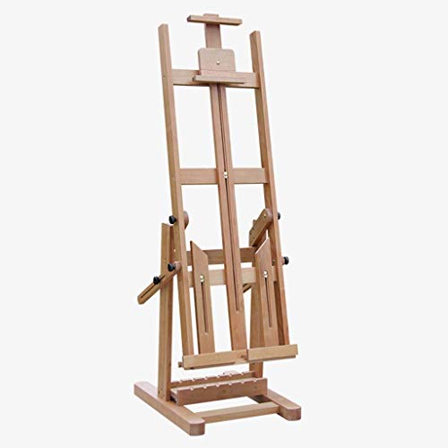 Große Staffelei, hochwertige Staffelei aus Buchenholz, horizontale Malerei, bewegliche Staffelei, Künstler und Erwachsene, für Leinwandkunst bis zu 178 cm Große Staffelei, hochwertige Staffelei aus Buchenholz, horizontale Malerei, bewegliche Staffelei, Künstler und Erwachsene, für Leinwandkunst bis zu 178 cm von KOMFGT