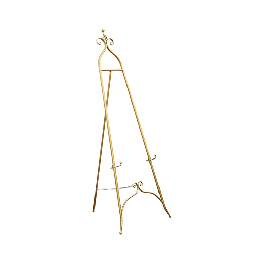 KOMFGT Ausstellungsstaffelei, Malhalter, 120/150 cm hoch, Metall-Staffelei für Boden, tragbarer, faltbarer Staffelei-Ständer für Maler, Künstler, Erwachsene KOMFGT Ausstellungsstaffelei, Malhalter, 120/150 cm hoch, Metall-Staffelei für Boden, tragbarer, faltbarer Staffelei-Ständer für Maler, Künstler, Erwachsene von KOMFGT