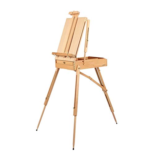 KOMFGT Einfach zu tragende Staffelei, Skizzierstaffelei für Erwachsene, aus Holz, Schreibtischstaffelei und Bodenstaffelei, gefaltete Größe: 40 x 56 x 19 cm KOMFGT Einfach zu tragende Staffelei, Skizzierstaffelei für Erwachsene, aus Holz, Schreibtischstaffelei und Bodenstaffelei, gefaltete Größe: 40 x 56 x 19 cm von KOMFGT