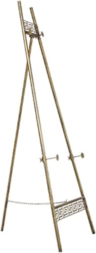 KOMFGT Faltbare Malstaffelei, tragbare Bodenstaffelei, 150 cm hoch, robuste Ausstellungsstaffelei für Kunstausstellung, Ladenschilder, Hochzeitsfoto, höhenverstellbar (D 50 x 150 cm) von KOMFGT
