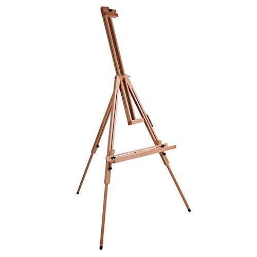KOMFGT Feldstaffelei, Künstlerstativ, Ständer, Studio, tragbar, Malerei, Zeichnen, Skizzieren, Halter, faltbar, höhenverstellbar, Holz von KOMFGT