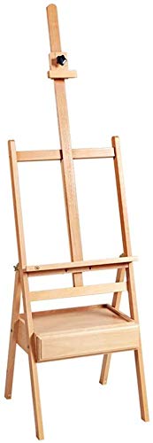 KOMFGT Große Staffelei Boden Display Holz Malerei Ständer mit Aufbewahrungsschublade Indoor und Outdoor Kinder Zeichenstaffelei Malständer KOMFGT Große Staffelei Boden Display Holz Malerei Ständer mit Aufbewahrungsschublade Indoor und Outdoor Kinder Zeichenstaffelei Malständer von KOMFGT