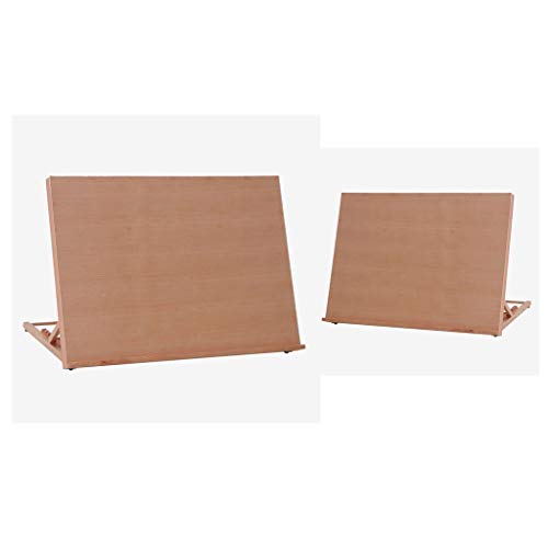 KOMFGT Holz-Malständer, tragbar, verstellbarer Neigungswinkel, Desktop-Staffelei, Kinder-Staffelei, 2 Größen, Staffelei KOMFGT Holz-Malständer, tragbar, verstellbarer Neigungswinkel, Desktop-Staffelei, Kinder-Staffelei, 2 Größen, Staffelei von KOMFGT