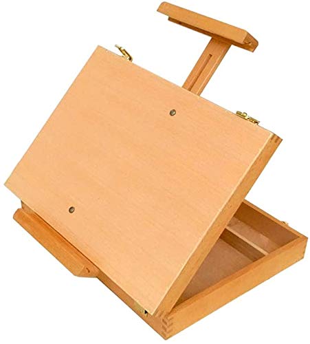 KOMFGT Maler-Staffelei, verstellbar, Schreibtisch-Staffelei, tragbarer Zeichenkasten, Beruf, Studio, Staffelei, Posterdisplay von KOMFGT
