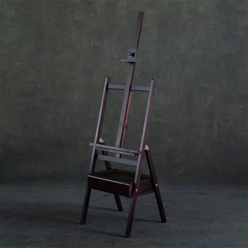 KOMFGT Staffelei Kunst-Ständer, Zeichenbrett, Skizzieren, Ölgemälde, Skizzieren, echter Präsentationsständer mit Schublade (Argento wie abgebildet) von KOMFGT