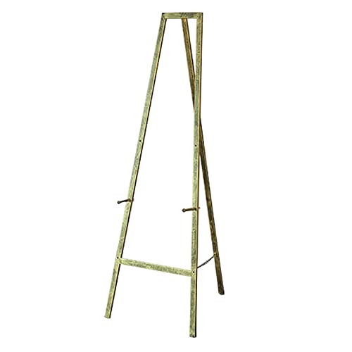 KOMFGT Staffelei aus Metall, Staffelei mit verstellbarer Kette, 3 Stufen der Höhenverstellung, 120 cm | 150 cm, Hochzeitsskizzierung, Kunstwerkbrett, faltbarer tragbarer Ständer Staffelei KOMFGT Staffelei aus Metall, Staffelei mit verstellbarer Kette, 3 Stufen der Höhenverstellung, 120 cm | 150 cm, Hochzeitsskizzierung, Kunstwerkbrett, faltbarer tragbarer Ständer Staffelei von KOMFGT