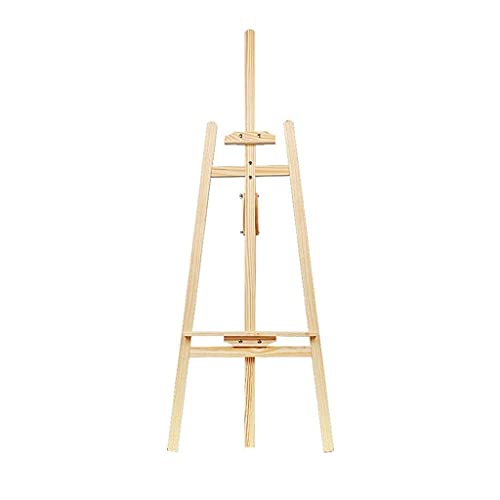 KOMFGT Staffelei für Erwachsene, 150 cm/175 cm, Holzstaffelei, verstellbarer Neigungswinkel, Staffelei, auch für Werbung, Poster verwendet (A 60 x 175 cm) von KOMFGT
