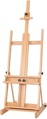 KOMFGT Staffelei für Künstler, große Bodenstaffelei, 135–230 cm, verstellbare Staffelei, zum Malen, Skizzieren, Ausstellen und Ausstellen von KOMFGT