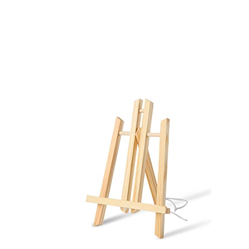 Tischstaffelei mit A-Rahmen, Dreibein-Staffelei, kleine Kunst-Staffelei, zusammenklappbare Holzstaffelei für Künstler und Studenten Tischstaffelei mit A-Rahmen, Dreibein-Staffelei, kleine Kunst-Staffelei, zusammenklappbare Holzstaffelei für Künstler und Studenten von KOMFGT