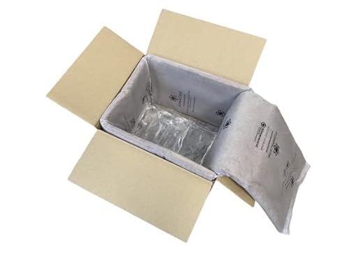 KOMPACKT nachhaltige Versandlösung Gesamtpaket JuteBox S (10L) – bestehend aus Karton, Inlays & Kühlakkus – umweltfreundliche Isolierverpackung für den Kühlversand von KOMPACKT