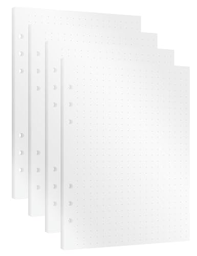 KOMPASS® 120 Gepunktete Ringbuch-Planer-A5-Einlagen | Notizbuch A5 Dotted | 6-Loch A5 Papier (14,5 cm x 21 cm) | Ringordner Kalendereinlagen nachfüllbar für Notizen, Brainstorming & To-Do-Listen von KOMPASS