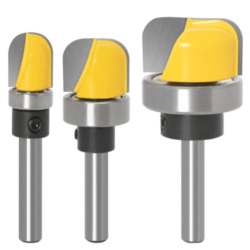 KOMUNJ 3 Stück Schüssel und Tablett Vorlage Fräser Bit,8mm Rundfräser Router Bits, Hohlkehlfräser, für die Schneidwerkzeug, Holzbearbeitung Shaker Cutter Werkzeuge KOMUNJ 3 Stück Schüssel und Tablett Vorlage Fräser Bit,8mm Rundfräser Router Bits, Hohlkehlfräser, für die Schneidwerkzeug, Holzbearbeitung Shaker Cutter Werkzeuge von KOMUNJ