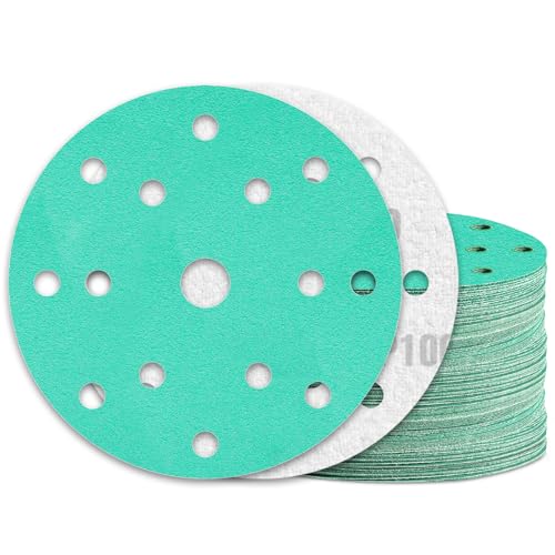 KONGMING 60 Stück Schleifpapier 150mm Klett Körnung 100 15 Loch für Exzenterschleifer KONGMING 60 Stück Schleifpapier 150mm Klett Körnung 100 15 Loch für Exzenterschleifer von KONGMING