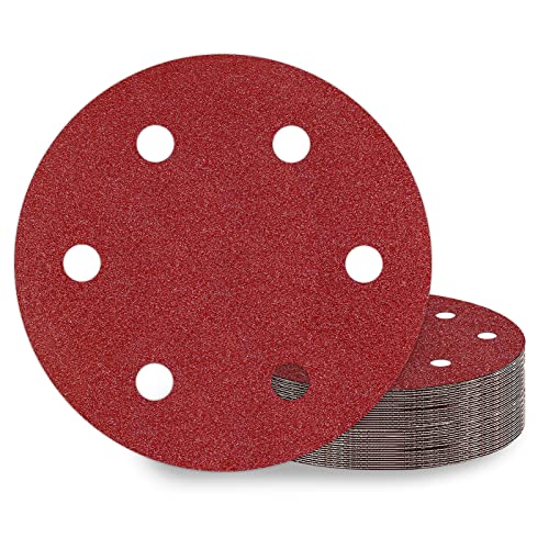 KONGMING Schleifpapier 225mm Klett 25 Stück 6 Loch Körnung P60 für Trockenbauschleifer Schleifgiraffe langhalsschleifer KONGMING Schleifpapier 225mm Klett 25 Stück 6 Loch Körnung P60 für Trockenbauschleifer Schleifgiraffe langhalsschleifer von KONGMING