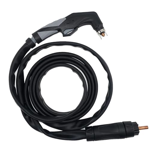 KONGMM Plasmaschneider, 40 A S45 Plasmaschneidbrenner ohne HF, 4 m, 13 Fuß pneumatische Zündung ohne HF, professioneller Metallschneider für Edelstahl, Stahl und Aluminium KONGMM Plasmaschneider, 40 A S45 Plasmaschneidbrenner ohne HF, 4 m, 13 Fuß pneumatische Zündung ohne HF, professioneller Metallschneider für Edelstahl, Stahl und Aluminium von KONGMM