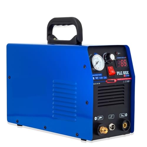 KONGMM Plasmaschneider, 65Amp IGBT Air Plasma Cutter AG60 Torch & Portable Digital Plasma Cutting Machine 18mm PLC65 für Edelstahl, Stahl und Aluminium KONGMM Plasmaschneider, 65Amp IGBT Air Plasma Cutter AG60 Torch & Portable Digital Plasma Cutting Machine 18mm PLC65 für Edelstahl, Stahl und Aluminium von KONGMM