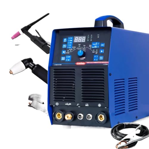 KONGMM Plasmaschneider, Aluminium-Wig-Schweißgerät AC/DC Pulse 5 in 1 Inverter-Schweißgerät Halbautomatisches Schweißgerät ohne Gas für Edelstahl, Stahl und Aluminium KONGMM Plasmaschneider, Aluminium-Wig-Schweißgerät AC/DC Pulse 5 in 1 Inverter-Schweißgerät Halbautomatisches Schweißgerät ohne Gas für Edelstahl, Stahl und Aluminium von KONGMM