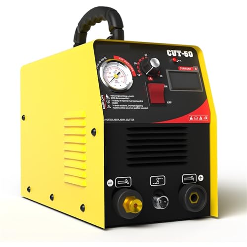 KONGMM Plasmaschneider, CUT50 Digitaler Panel-Plasmaschneider, tragbare 110/220-V-Plasmaschneidermaschine auf Metall-50-A-DC-IGBT-Wechselrichter für Edelstahl, Stahl und Aluminium KONGMM Plasmaschneider, CUT50 Digitaler Panel-Plasmaschneider, tragbare 110/220-V-Plasmaschneidermaschine auf Metall-50-A-DC-IGBT-Wechselrichter für Edelstahl, Stahl und Aluminium von KONGMM