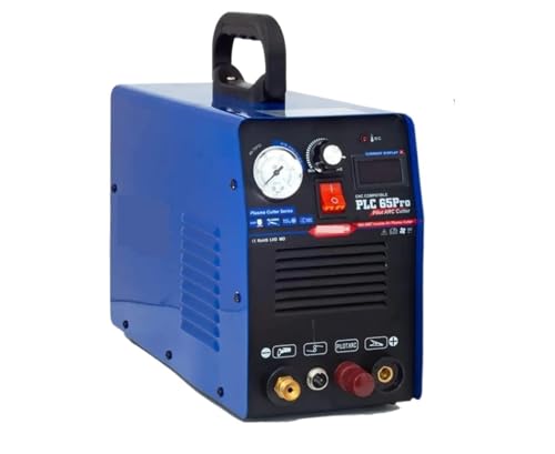 KONGMM Plasmaschneider, Plasmaschneider Cut 65A Luftplasmaschneidemaschine CNC-Plasma-Niederfrequenz-Lichtbogen-IGBT-Metallschneiden 18 mm für Edelstahl, Stahl und Aluminium KONGMM Plasmaschneider, Plasmaschneider Cut 65A Luftplasmaschneidemaschine CNC-Plasma-Niederfrequenz-Lichtbogen-IGBT-Metallschneiden 18 mm für Edelstahl, Stahl und Aluminium von KONGMM