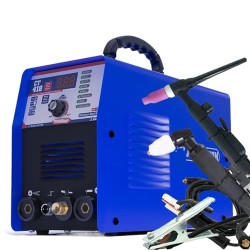 KONGMM Plasmaschneider, Plasmaschweißgerät 4-in-1-Schweißgerät CT418 Wig-Cut MMA Pulse DC-Inverter 220 IGBT Wig-Schweiß-Plasmaschneider for Metall für Edelstahl, Stahl und Aluminium KONGMM Plasmaschneider, Plasmaschweißgerät 4-in-1-Schweißgerät CT418 Wig-Cut MMA Pulse DC-Inverter 220 IGBT Wig-Schweiß-Plasmaschneider for Metall für Edelstahl, Stahl und Aluminium von KONGMM