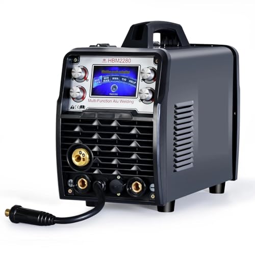 Plasmaschneider, 4 In 1 HBM2280 200A Halbautomatisches Schweißgerät Inverter-Schweißgerät Gasloses Gas MIG Aluminium ARC MMA Wig-Werkzeuge für Edelstahl, Stahl und Aluminium(With Tig Torch Glove) Plasmaschneider, 4 In 1 HBM2280 200A Halbautomatisches Schweißgerät Inverter-Schweißgerät Gasloses Gas MIG Aluminium ARC MMA Wig-Werkzeuge für Edelstahl, Stahl und Aluminium(With Tig Torch Glove) von KONGMM