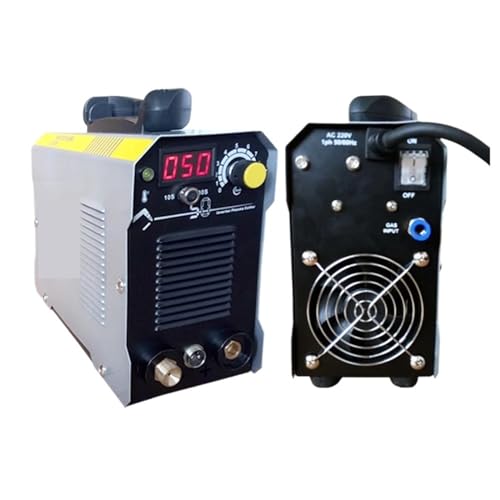 Plasmaschneider, Luftplasmaschneidemaschine LGK CUT-50 Tragbare Haushaltsschweißmaschine 220 Metallschneiden Externe Luftpumpe CNC-Plasmaschneider für Edelstahl, Stahl und Aluminium(CUT-50-220-T1) von KONGMM