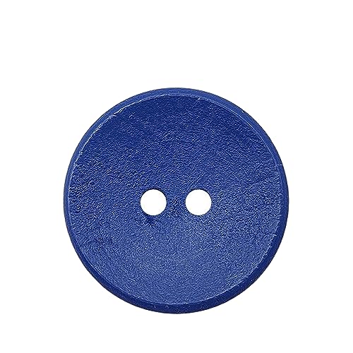 2-Loch-Knöpfe aus natürlichem Holz, handgefertigt, 15–20mm, runde Knöpfe für Kinder, geeignet für DIY-Kleidung, Blau, 15mm 20pcs 2-Loch-Knöpfe aus natürlichem Holz, handgefertigt, 15–20mm, runde Knöpfe für Kinder, geeignet für DIY-Kleidung, Blau, 15mm 20pcs von KONGNY