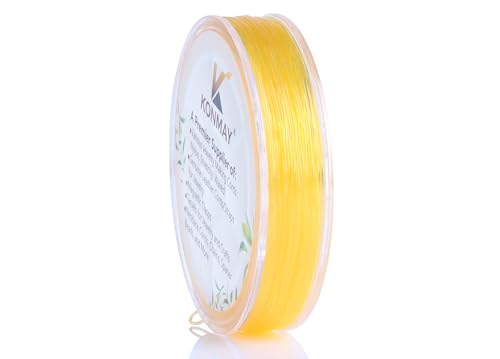KONMAY 0,6 mm dehnbare Armbandschnur, 38 Meter elastische Kristallschnur, dünne elastische Perlenschnur für Rocailles, Pony-Perlen, Kandi-Perlen und Freundschaftsarmbänder KONMAY 0,6 mm dehnbare Armbandschnur, 38 Meter elastische Kristallschnur, dünne elastische Perlenschnur für Rocailles, Pony-Perlen, Kandi-Perlen und Freundschaftsarmbänder von KONMAY