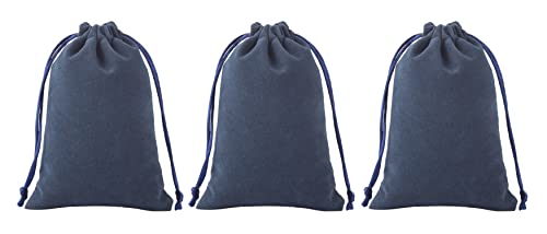 KONMAY 10 Stück Marine weicher Samtbeutel Schmuckbeutel mit Kordelzug, 13X18cm Samt Säckchen Hochzeit Party Geschenksäckchen KONMAY 10 Stück Marine weicher Samtbeutel Schmuckbeutel mit Kordelzug, 13X18cm Samt Säckchen Hochzeit Party Geschenksäckchen von KONMAY