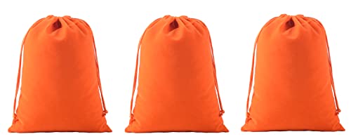 KONMAY 10 Stück Orange weicher Samtbeutel Schmuckbeutel mit Kordelzug, 17X23cm Samt Säckchen Hochzeit Party Geschenksäckchen KONMAY 10 Stück Orange weicher Samtbeutel Schmuckbeutel mit Kordelzug, 17X23cm Samt Säckchen Hochzeit Party Geschenksäckchen von KONMAY