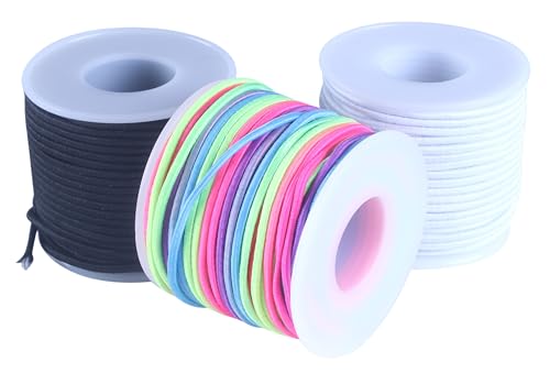 KONMAY 2,0 mm dehnbare Armbandschnur, 60 Meter, haltbare, gemischte elastische Schnur für Schmuckherstellung, Perlen, Halsketten, Bastelarbeiten und Nähprojekte KONMAY 2,0 mm dehnbare Armbandschnur, 60 Meter, haltbare, gemischte elastische Schnur für Schmuckherstellung, Perlen, Halsketten, Bastelarbeiten und Nähprojekte von KONMAY