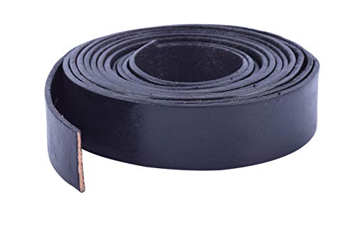 KONMAY 2 Meters 20.0x2.0mm Lederband Flach/Lederstreifen/Lederriemen,Schwarz KONMAY 2 Meters 20.0x2.0mm Lederband Flach/Lederstreifen/Lederriemen,Schwarz von KONMAY