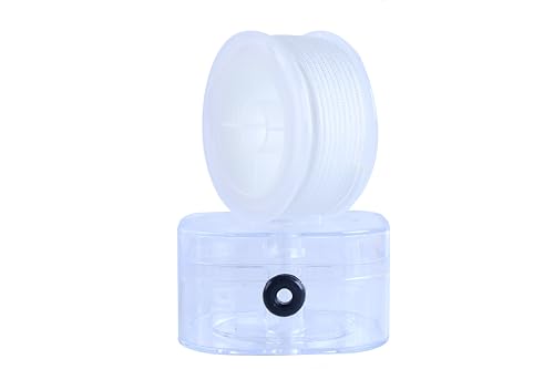 KONMAY 2.0mm Nylonschnur für Armbänder mit Organizer-Box, 10 Meters Weiß Nylonfaden Satinschnur für Schmuck, Makramee, Kumihimo, Perlenarbeiten, Chinesische Knoten & Handwerk KONMAY 2.0mm Nylonschnur für Armbänder mit Organizer-Box, 10 Meters Weiß Nylonfaden Satinschnur für Schmuck, Makramee, Kumihimo, Perlenarbeiten, Chinesische Knoten & Handwerk von KONMAY