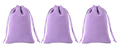KONMAY 20 Stück Lavendel weicher Samtbeutel Schmuckbeutel mit Kordelzug, 7x9cm Samt Säckchen Hochzeit Party Geschenksäckchen KONMAY 20 Stück Lavendel weicher Samtbeutel Schmuckbeutel mit Kordelzug, 7x9cm Samt Säckchen Hochzeit Party Geschenksäckchen von KONMAY