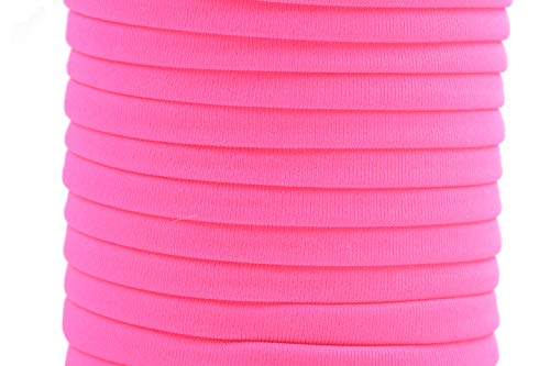 KONMAY 5.0mm 18.2 Meters Elastic-Kordel, Elastisch Band Zum Nähen und Handwerk, Gummikordel, Hutgummi, Neon Pink KONMAY 5.0mm 18.2 Meters Elastic-Kordel, Elastisch Band Zum Nähen und Handwerk, Gummikordel, Hutgummi, Neon Pink von KONMAY