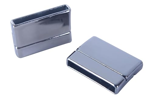 KONMAY Magnetverschlüsse für Armbänder und Schmuckherstellung, 25,0 x 3,0 mm Lochgröße, 5 Sets, langlebige und sichere magnetische Schmuckverschlüsse von KONMAY